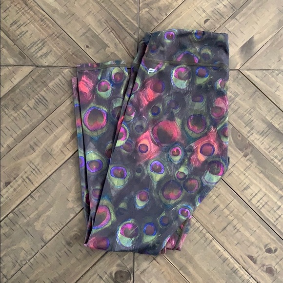 Fabletics Pants - Fabletics peacock leggings size S